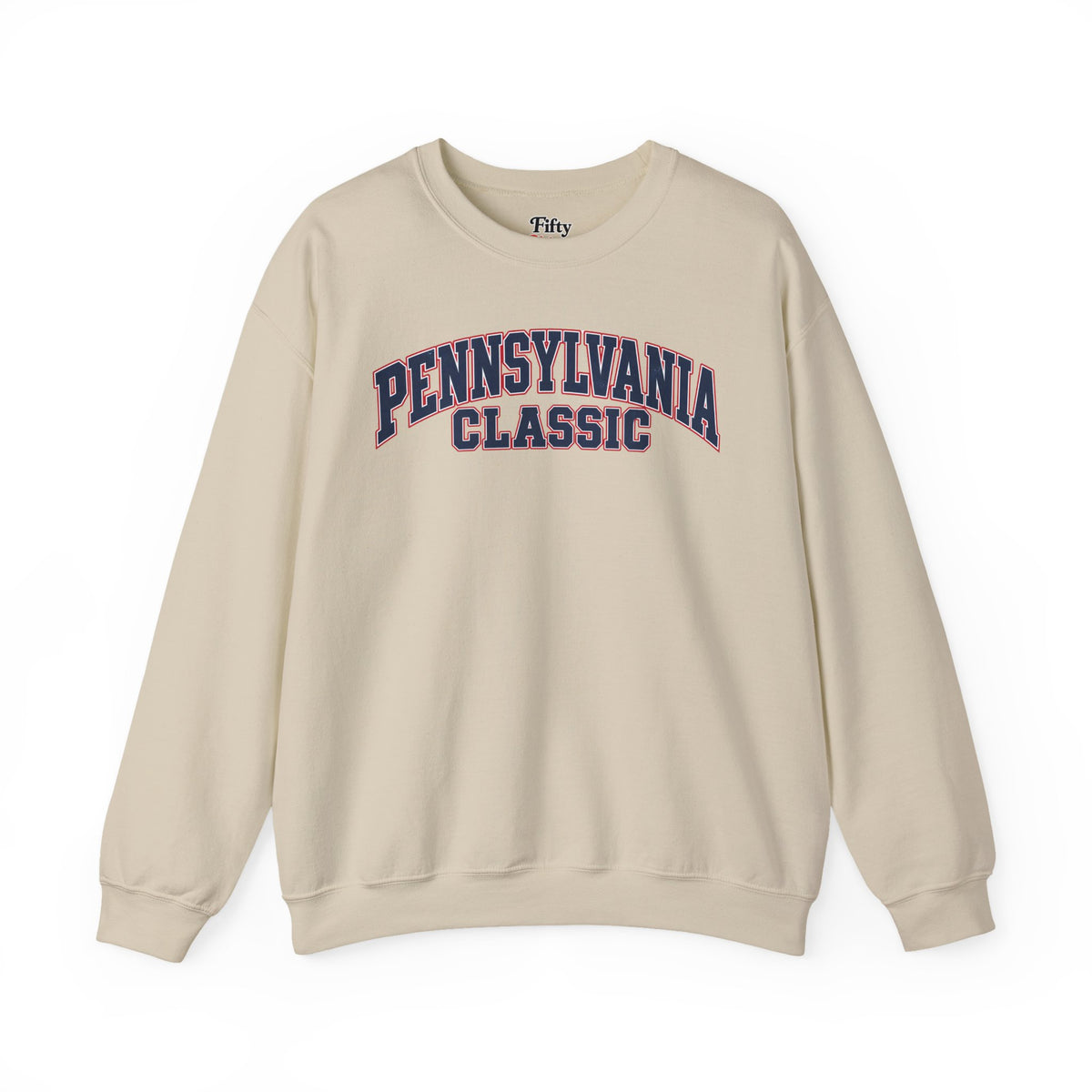 Pennsylvania Classic Unisex Crewneck Sweatshirt State Name Graphic
