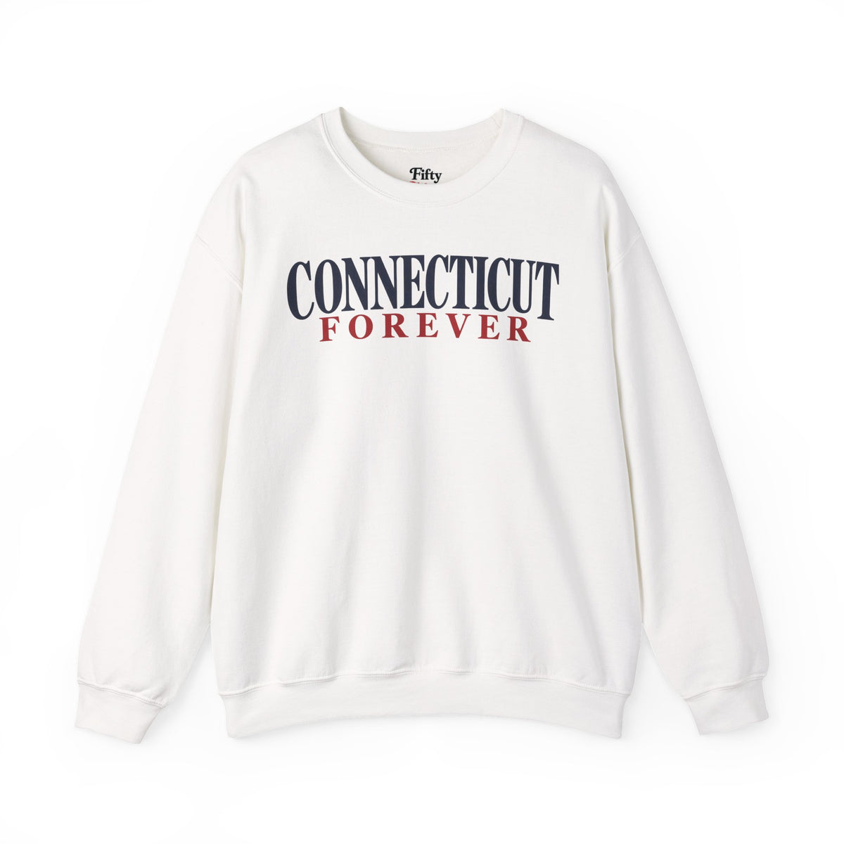 Connecticut Forever Unisex Crewneck Sweatshirt State Name Graphic