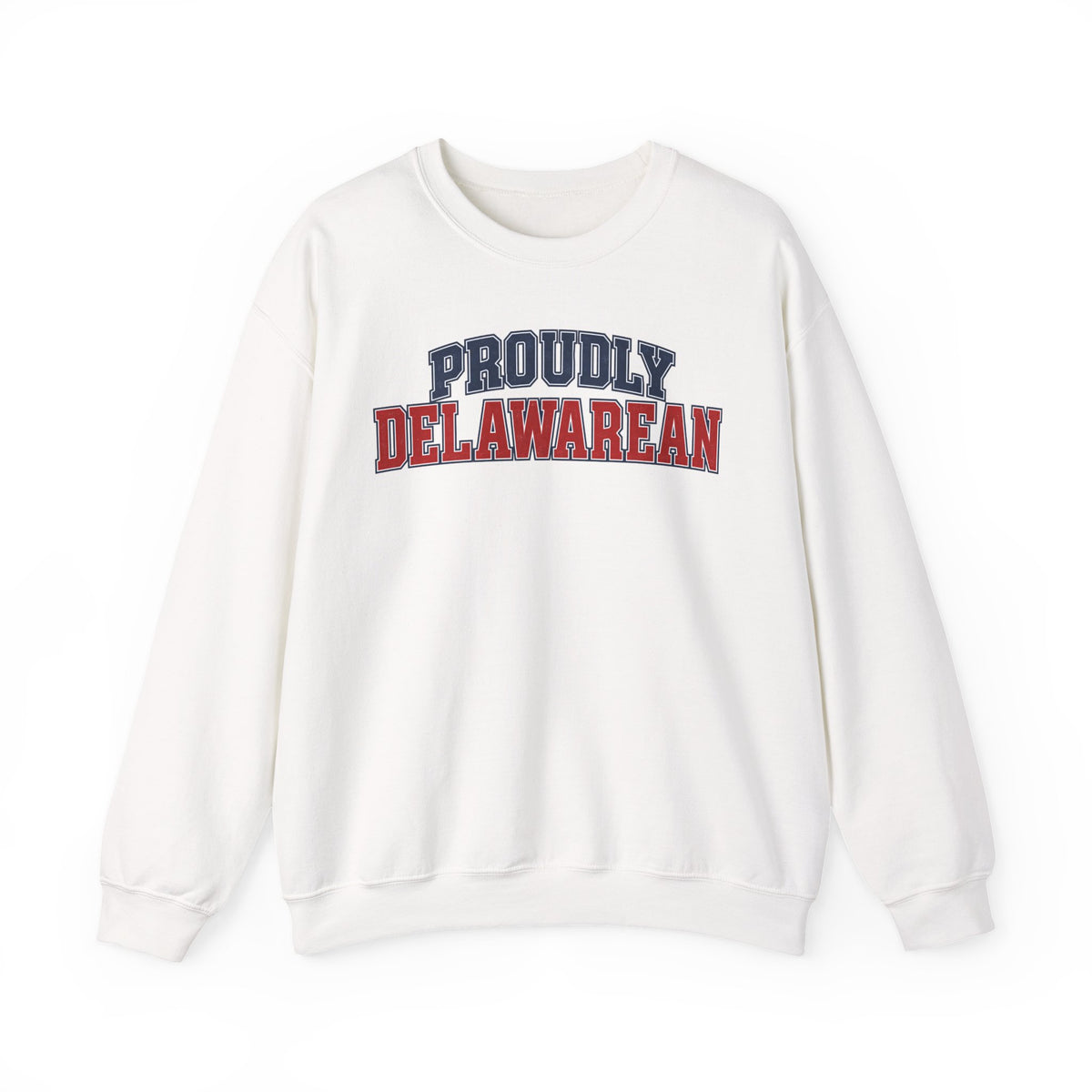 Proudly Delawarean Delaware Unisex Crewneck Sweatshirt State Name Graphic
