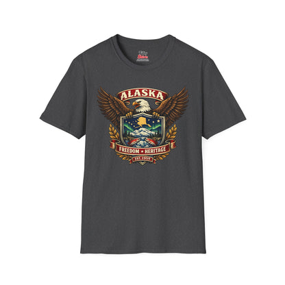 Alaska Americana Eagle Unisex Softstyle T Shirt State Pride Graphic Tee Collections FS03
