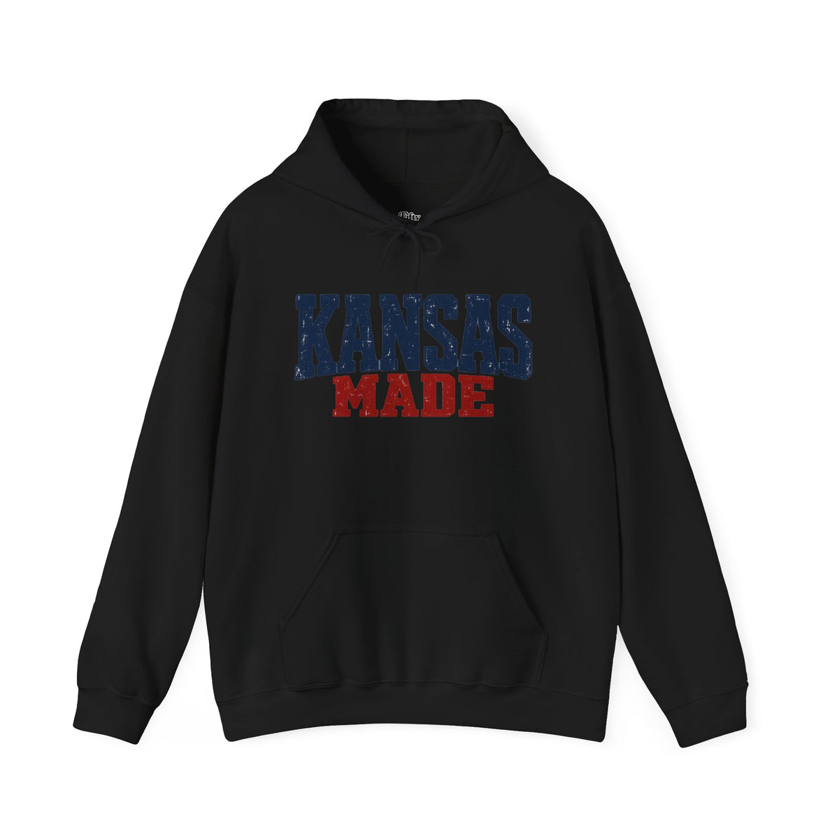 Kansas Made Unisex Hoodie State Name Graphic