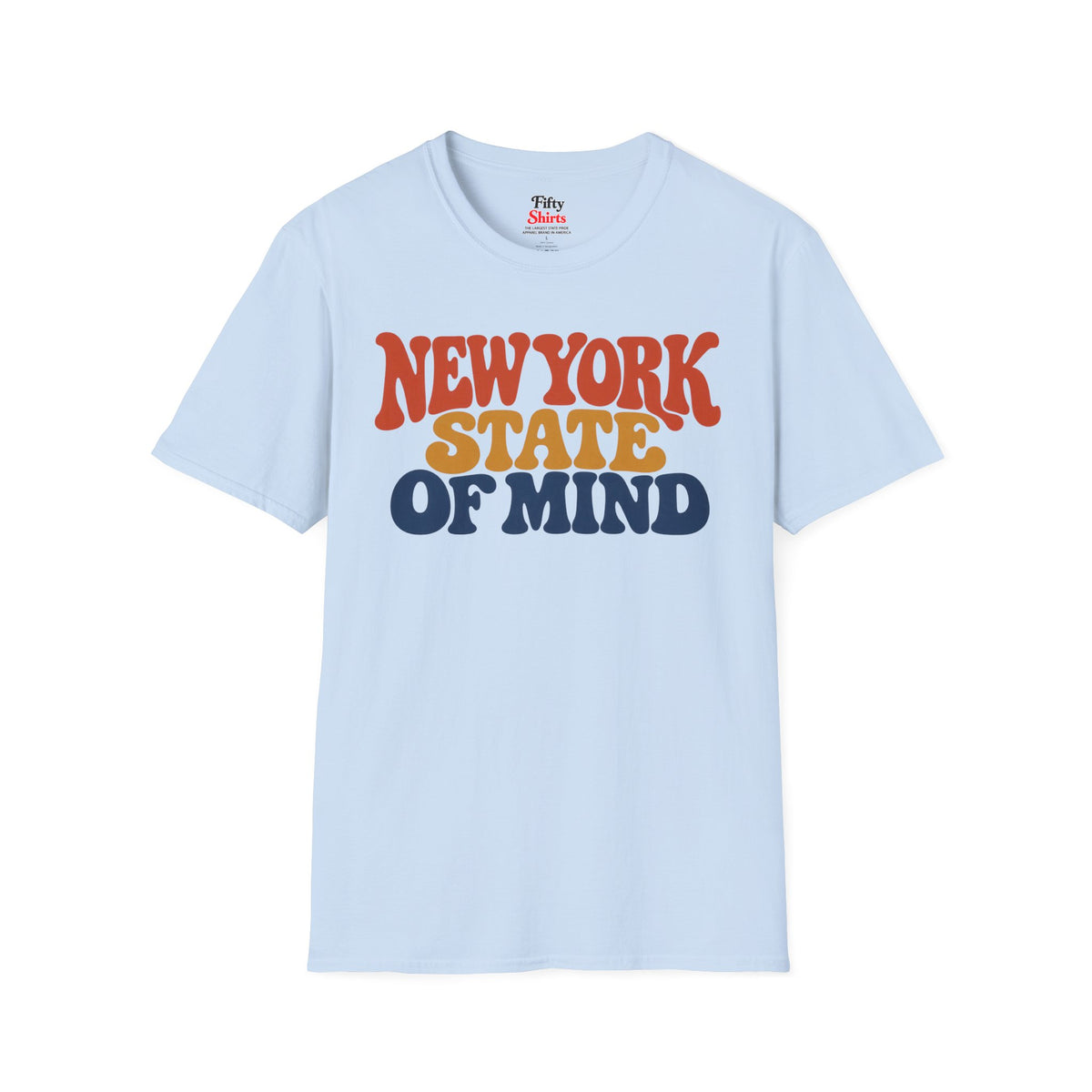 New York State Of Mind Unisex Softstyle T Shirt State Name Graphic Tee