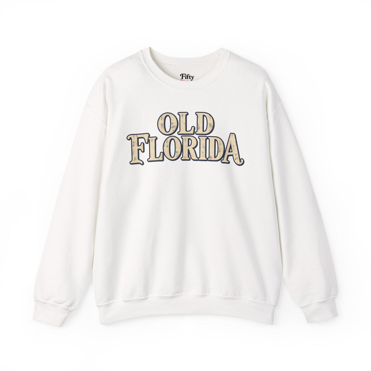 Old Florida Unisex Crewneck Sweatshirt State Name Graphic