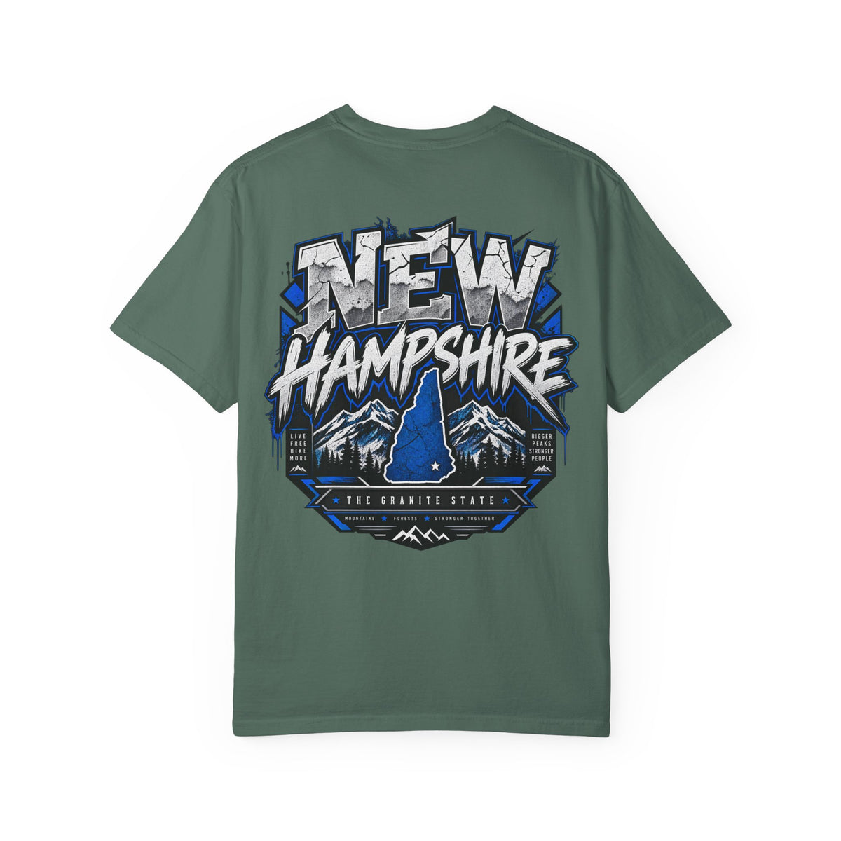 New Hampshire Mountain Club Unisex Comfort Color 1717 Streetwear Graphic Tee