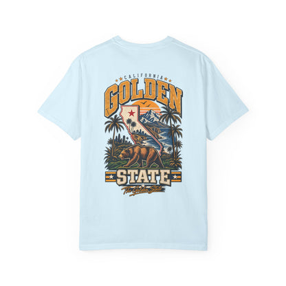 California Golden State Streetwear  Unisex Comfort Color 1717 Streetwear Graphic Tee