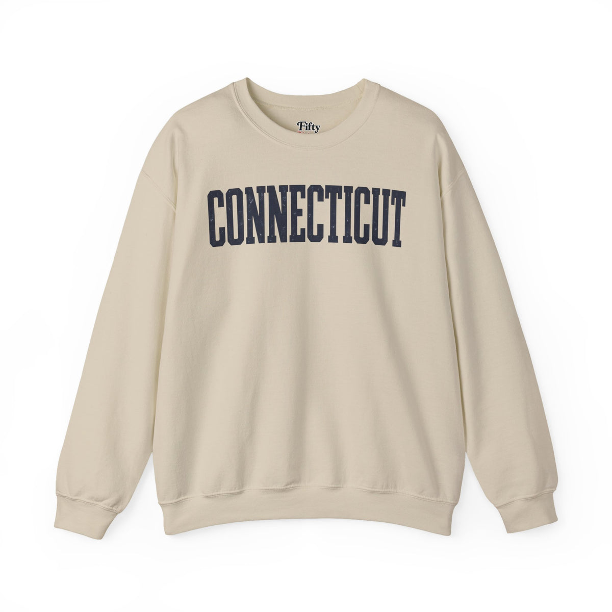 Connecticut Unisex Crewneck Sweatshirt State Name Graphic