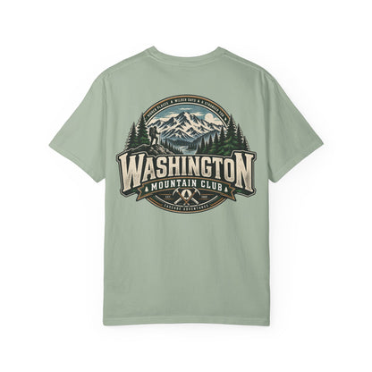 Washington Mountain Club Unisex Comfort Color 1717 Streetwear Graphic Tee