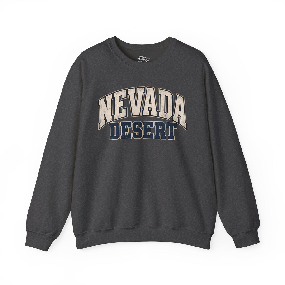 Nevada Desert Unisex Crewneck Sweatshirt State Name Graphic