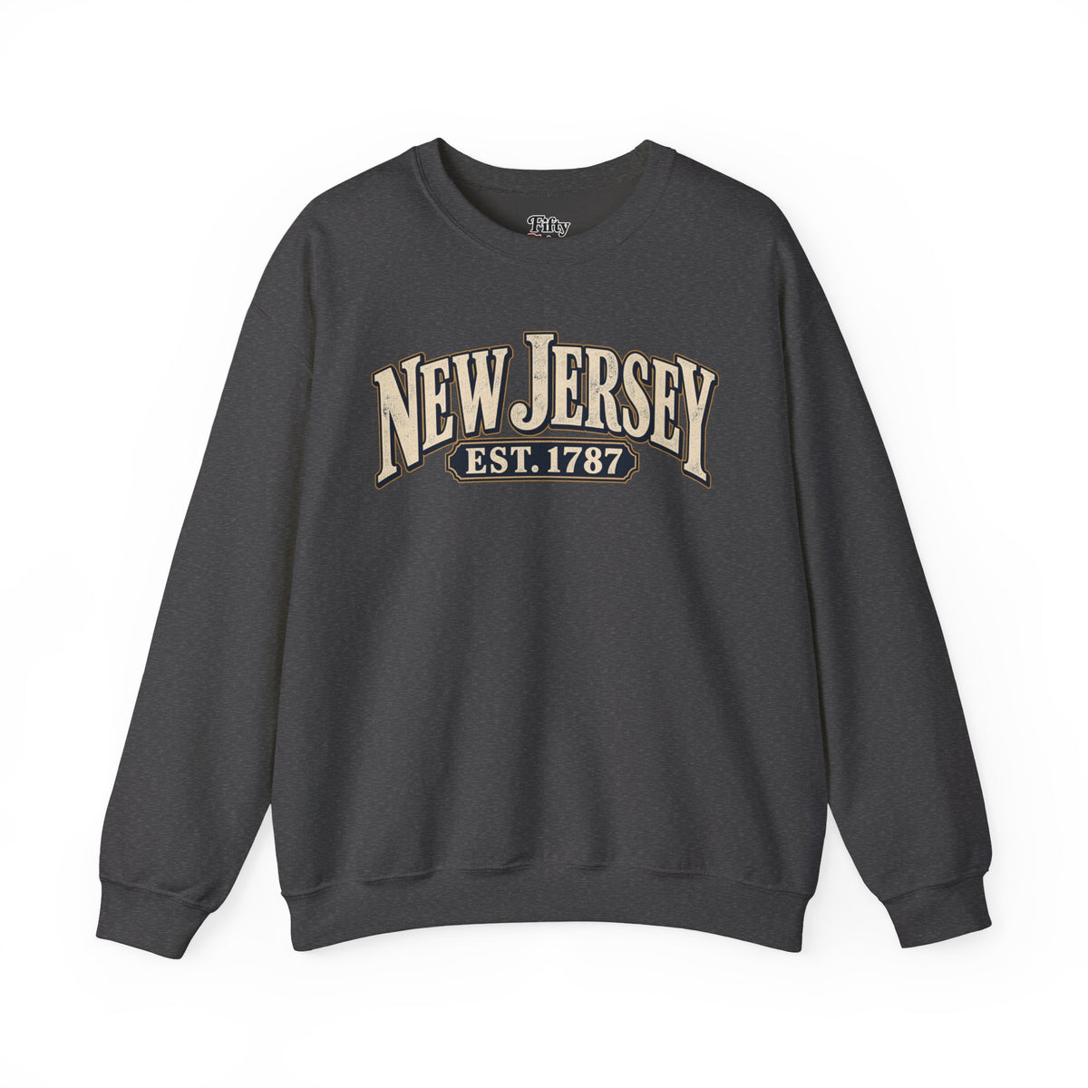 New Jersey Est 1787 Unisex Crewneck Sweatshirt State Name Graphic