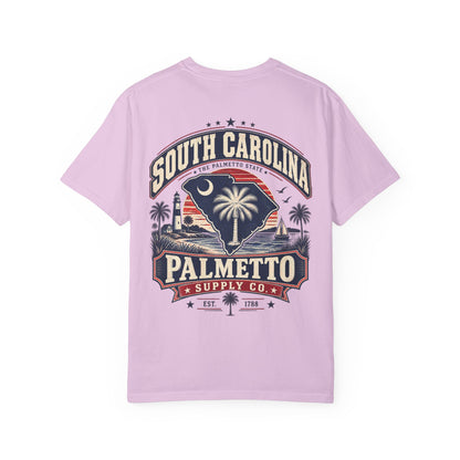 South Carolina Palmetto Supply Co Unisex Comfort Color 1717 Streetwear Graphic Tee