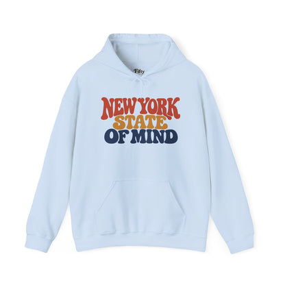 New York State Of Mind Unisex Hoodie State Name Graphic