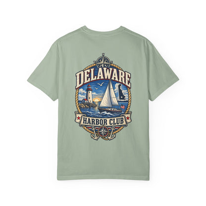 Delaware Harbor Club  Unisex Comfort Color 1717 Streetwear Graphic Tee