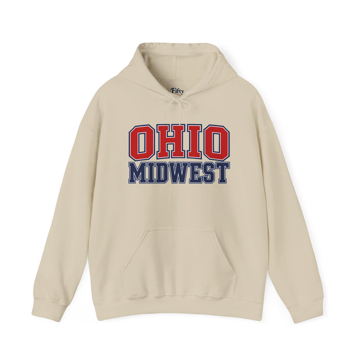 Ohio Midwest Unisex Hoodie State Name Graphic