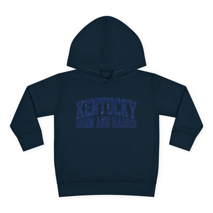 Kentucky Born and Raised Bold Athletic Unisex Toddler Pullover Fleece Hoodie