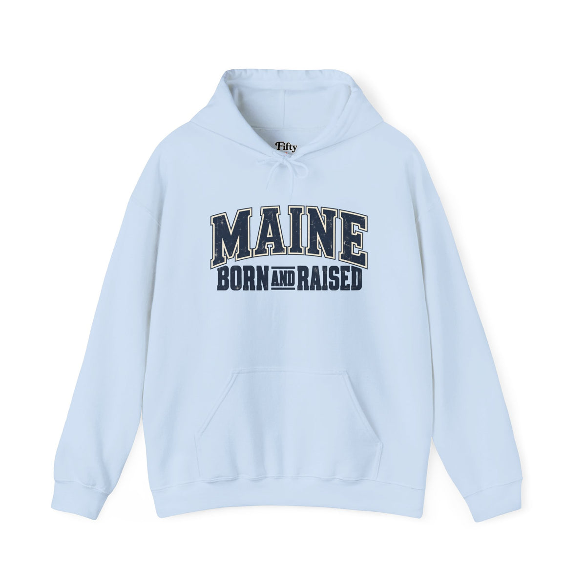 Maine Born and Raised Timeless Heritage Unisex Hoodie Graphic