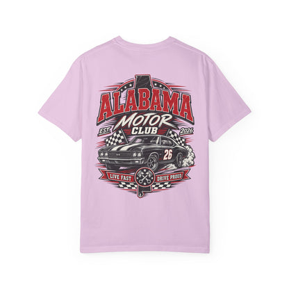 Alabama Motor Club Unisex Comfort Color 1717 Streetwear Graphic Tee