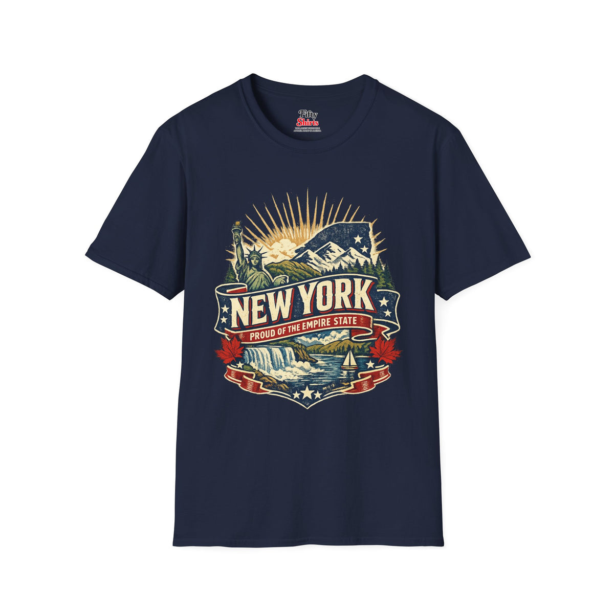 New York Pride Unisex Softstyle T Shirt State Pride Graphic Tee Collections FS03