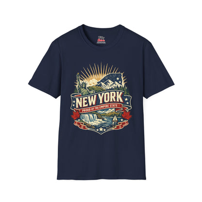 New York Pride Unisex Softstyle T Shirt State Pride Graphic Tee Collections FS03