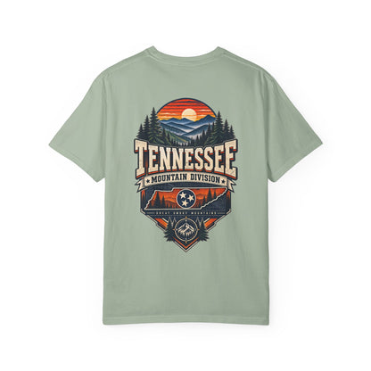 Tennessee Mountain Division Unisex Comfort Color 1717 Streetwear Graphic Tee
