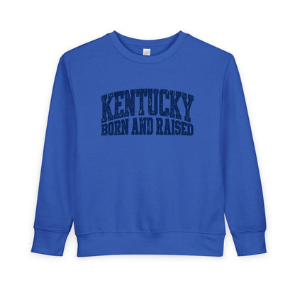 Kentucky Born and Raised Bold Athletic Unisex Toddler Sweatshirt