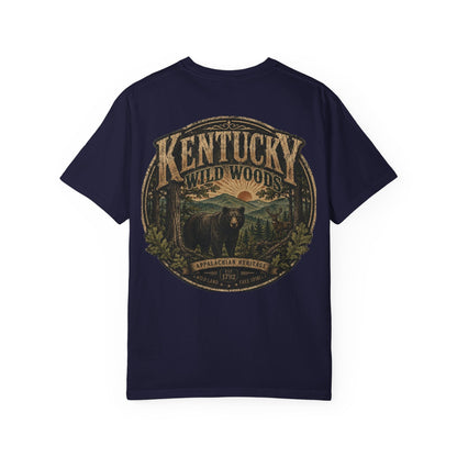 Kentucky Wild Woods Unisex Comfort Color 1717 Streetwear Graphic Tee