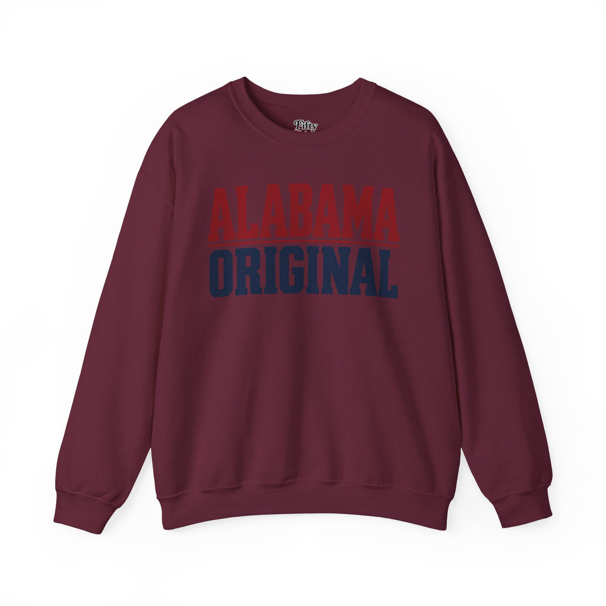 Alabama Original Unisex Crewneck Sweatshirt State Name Graphic