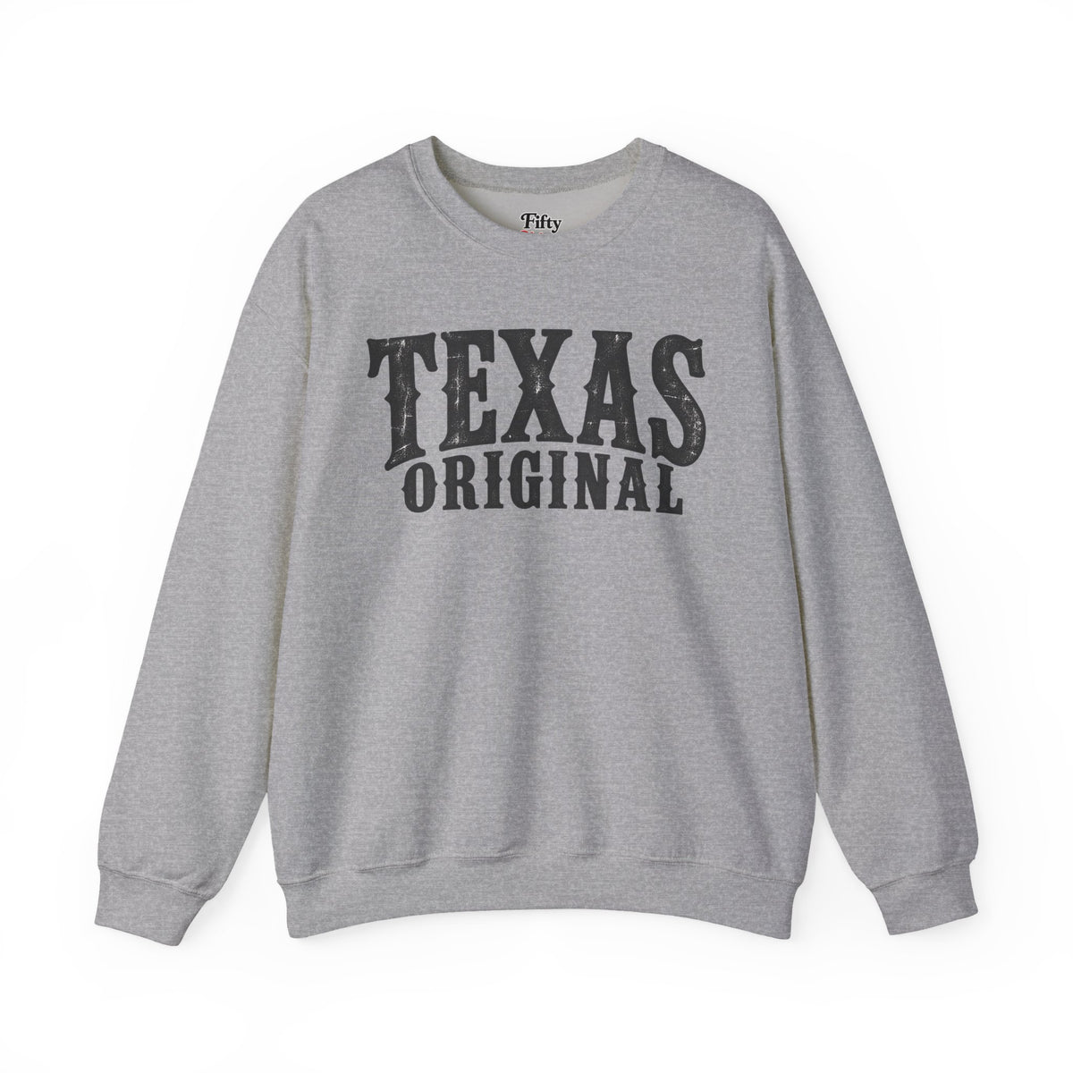 Texas Original Unisex Crewneck Sweatshirt State Name Graphic