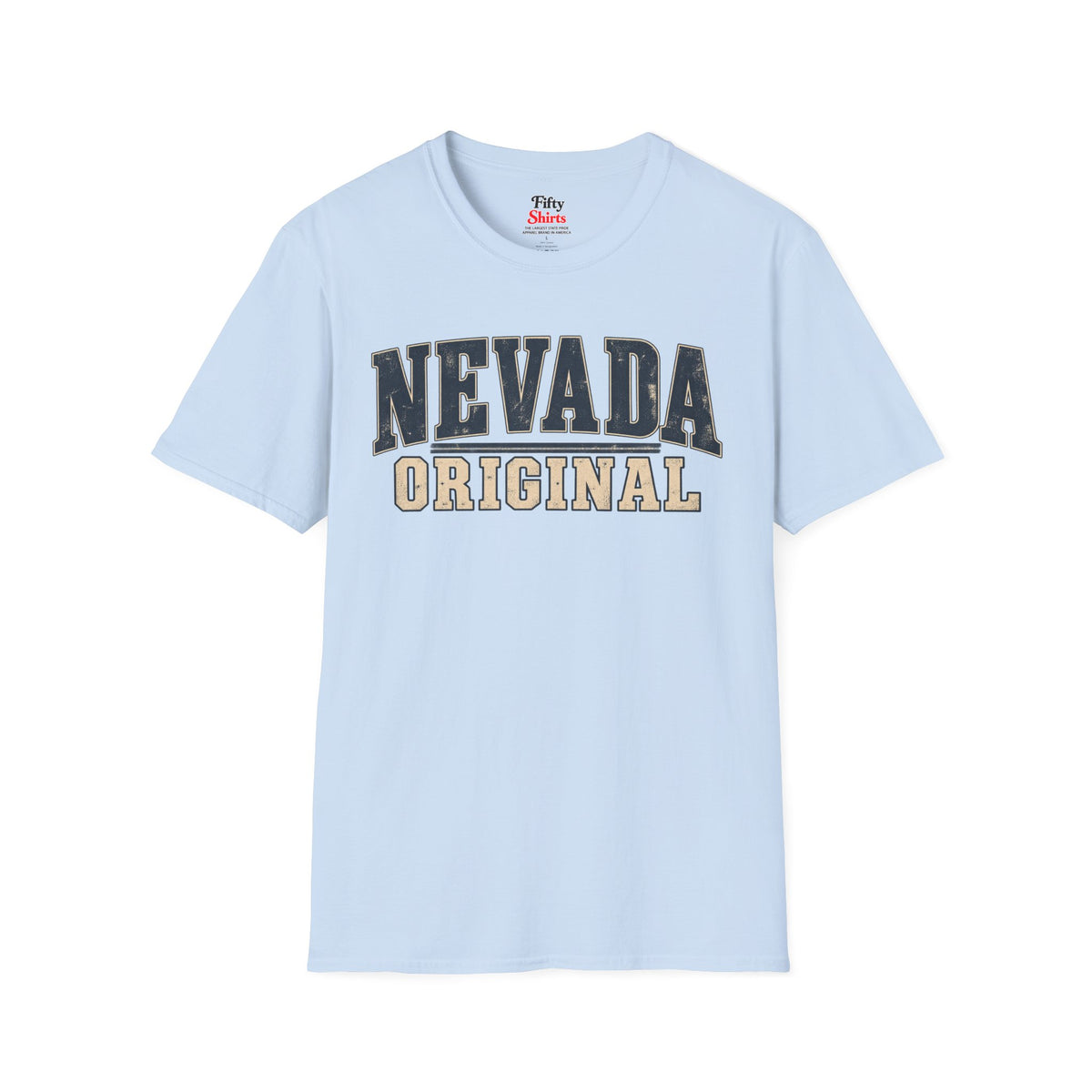 Nevada Original Unisex Softstyle T Shirt State Name Graphic Tee