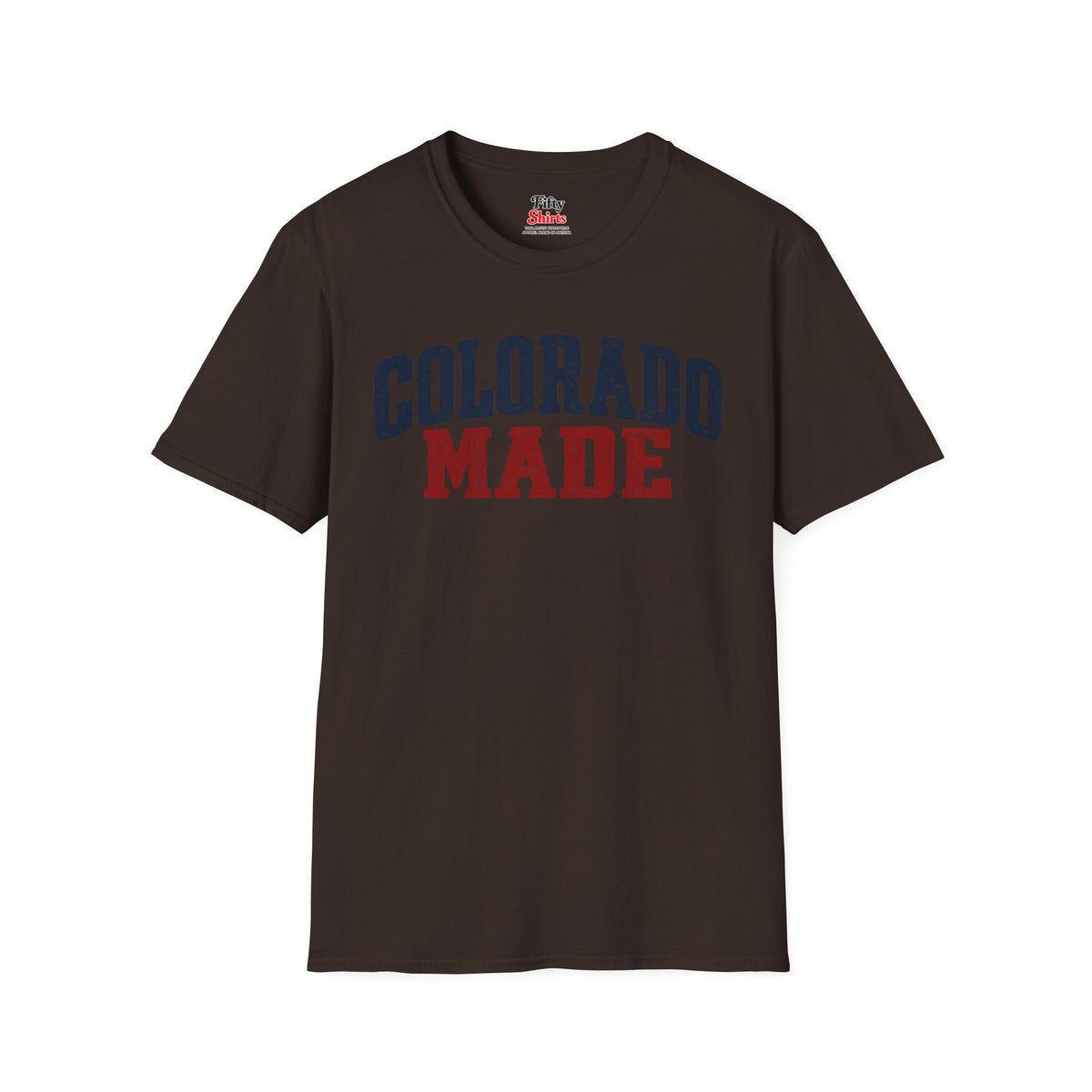 Colorado Made Unisex Softstyle T Shirt State Name Graphic Tee