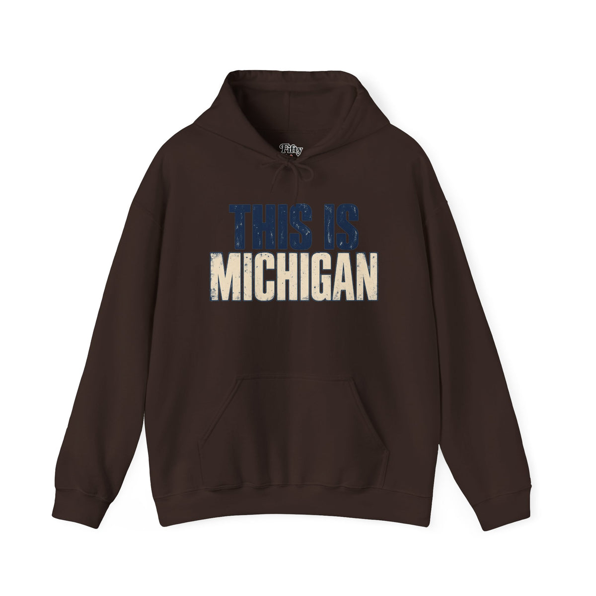 This is Michigan Unisex Hoodie State Name Graphic