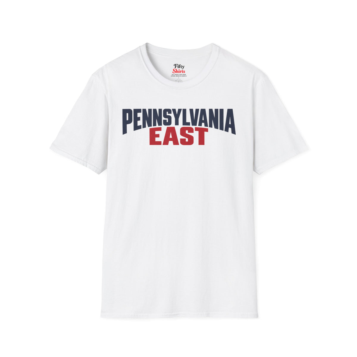 Pennsylvania East Unisex Softstyle T Shirt State Name Graphic Tee