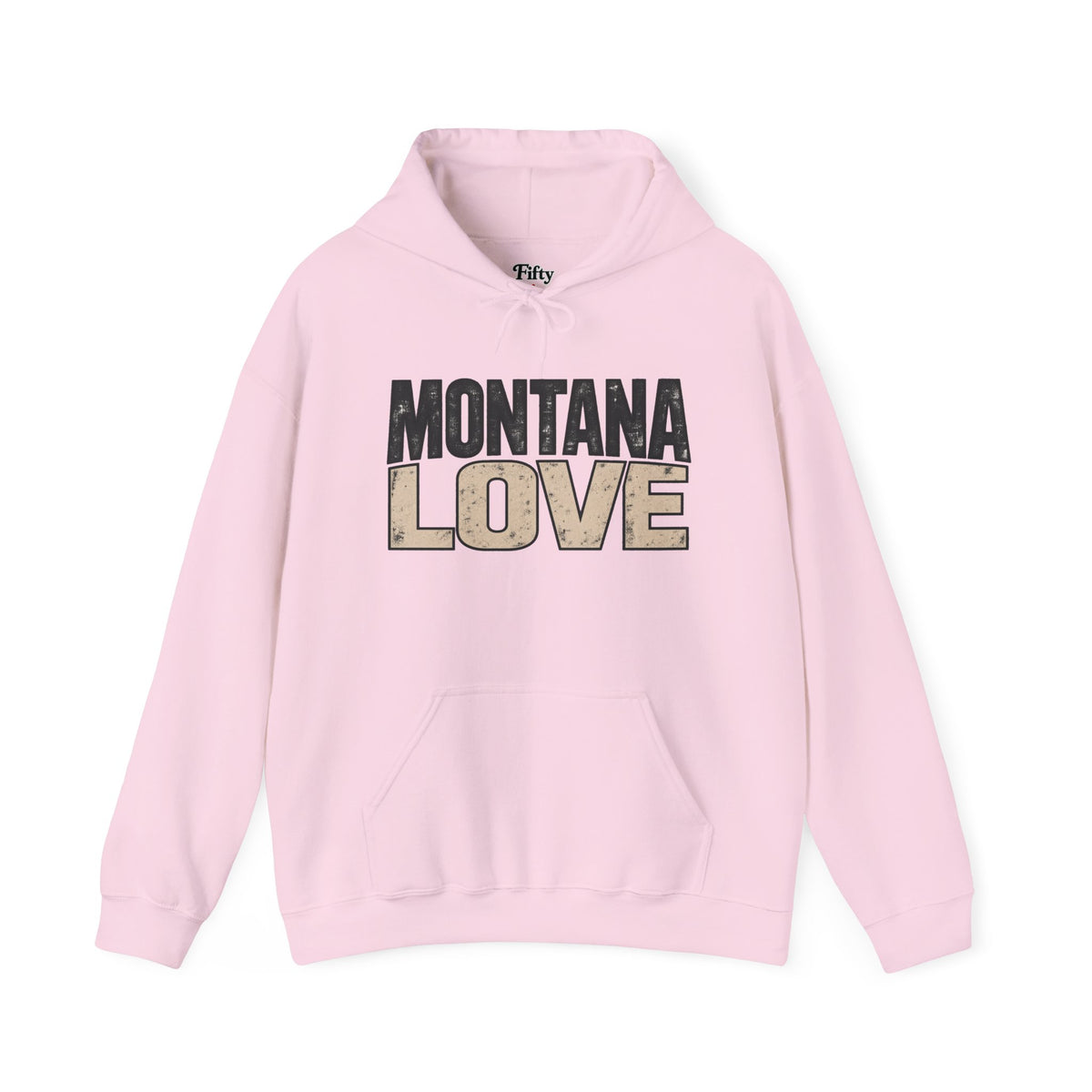 Montana Love Unisex Hoodie State Name Graphic