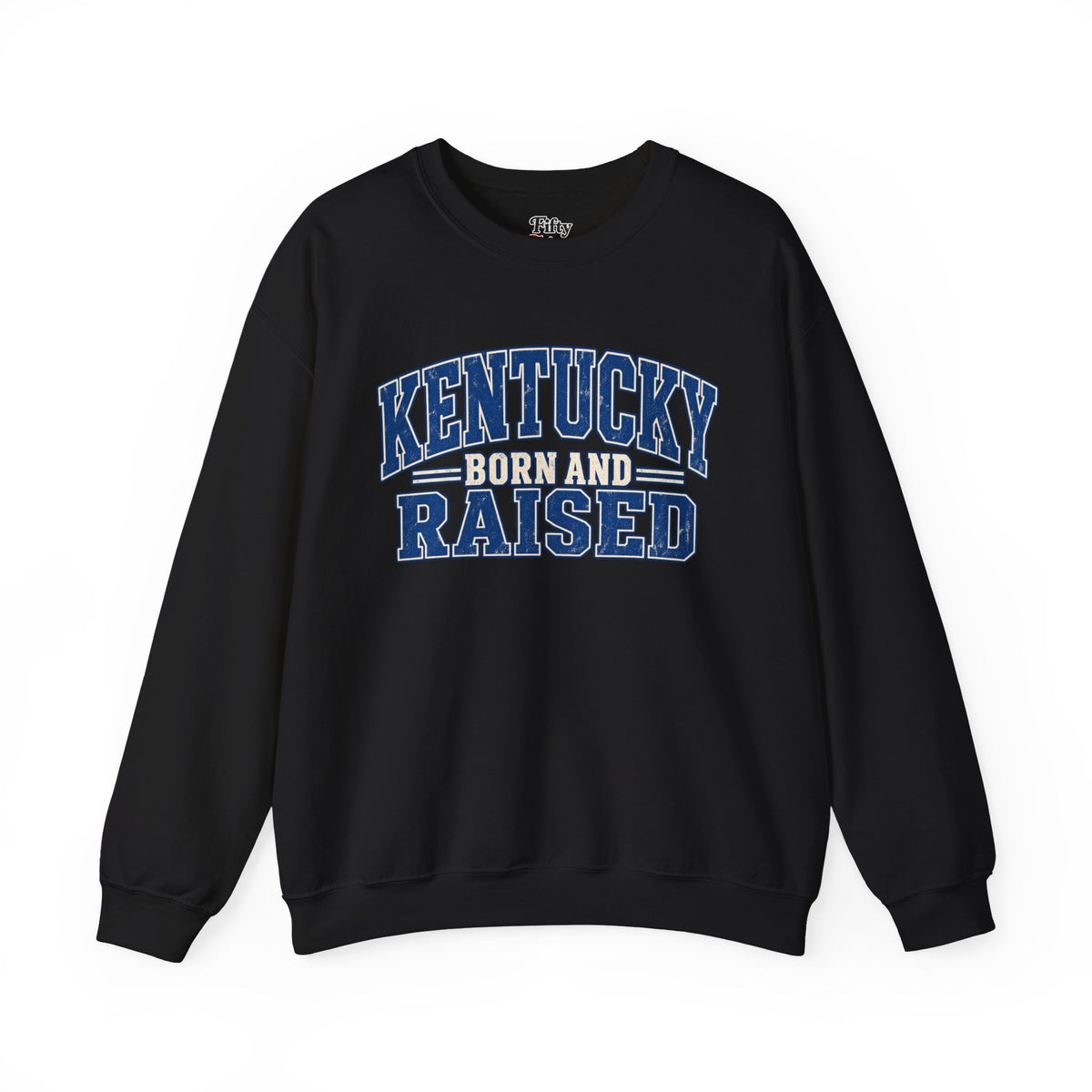 Kentucky Born and Raised Bluegrass Unisex Sweatshirt Graphic