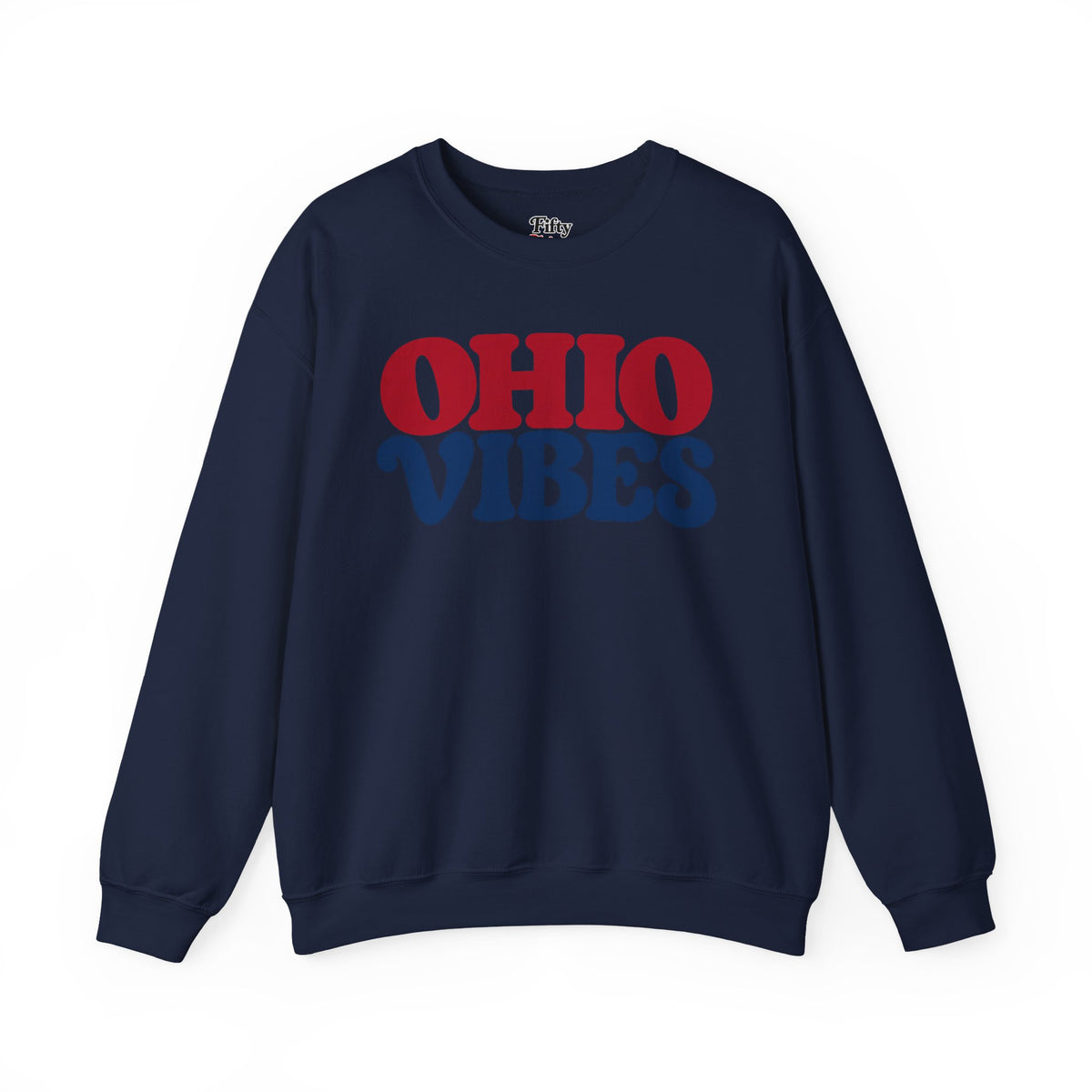 Ohio Vibes Unisex Crewneck Sweatshirt State Name Graphic