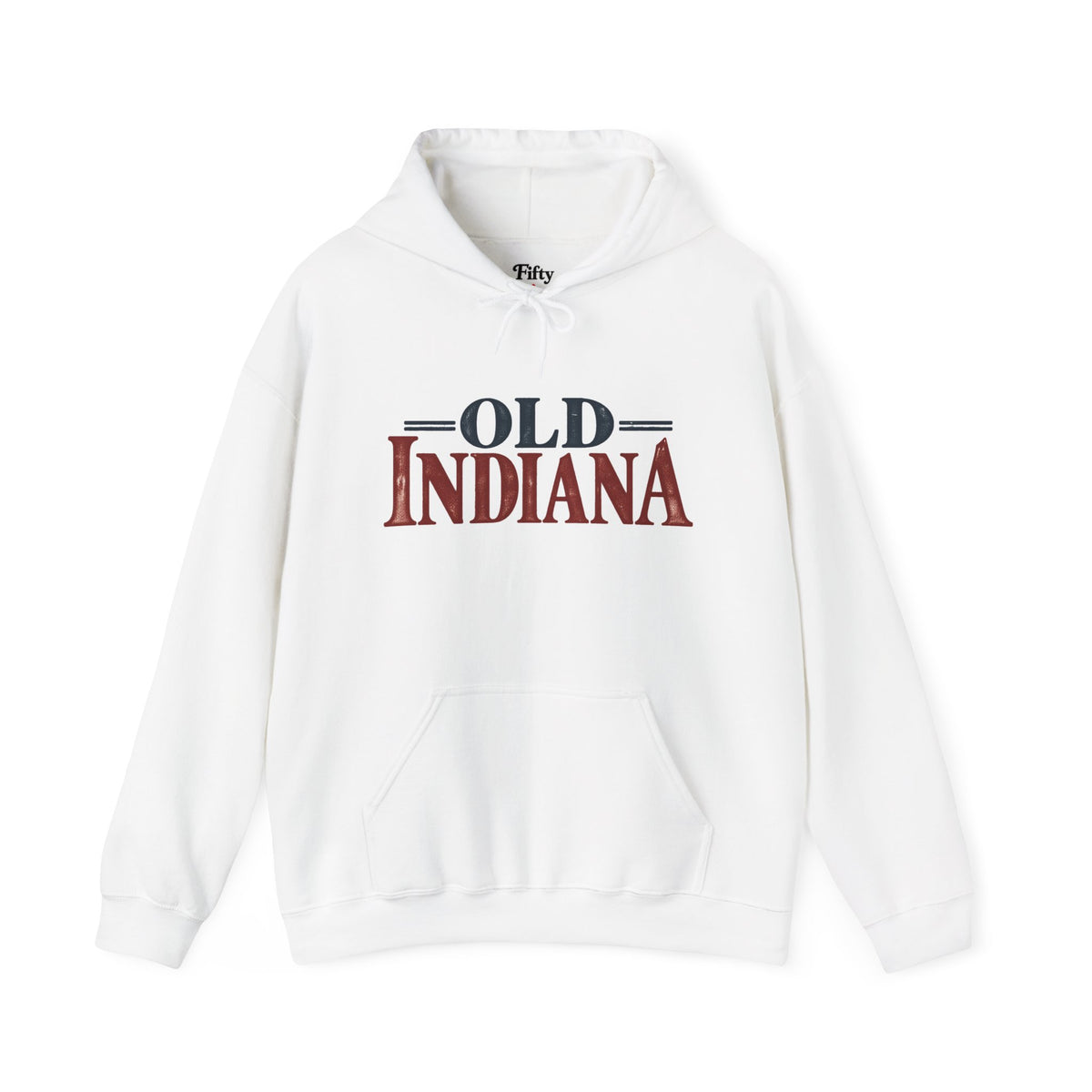 Old Indiana Unisex Hoodie State Name Graphic