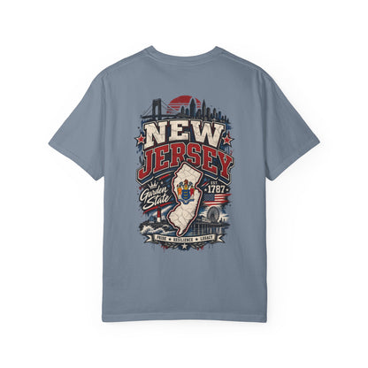 New Jersey Street Legacy Unisex Comfort Color 1717 Streetwear Graphic Tee
