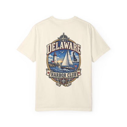 Delaware Harbor Club  Unisex Comfort Color 1717 Streetwear Graphic Tee