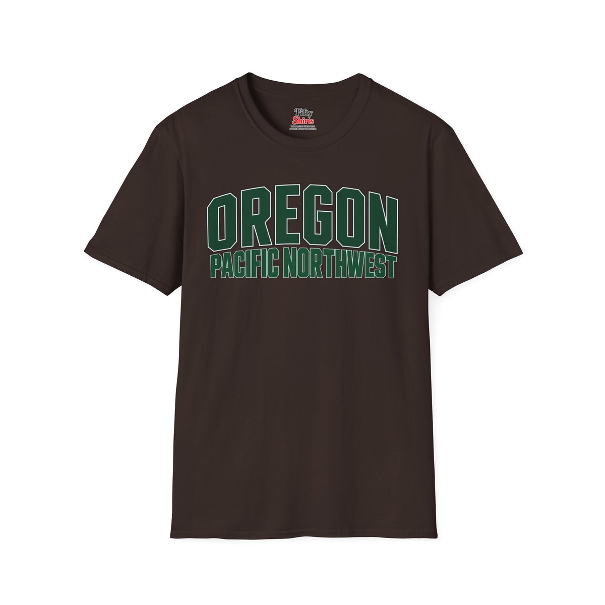 Oregon Pacific Northwest Unisex Softstyle T Shirt State Name Graphic Tee