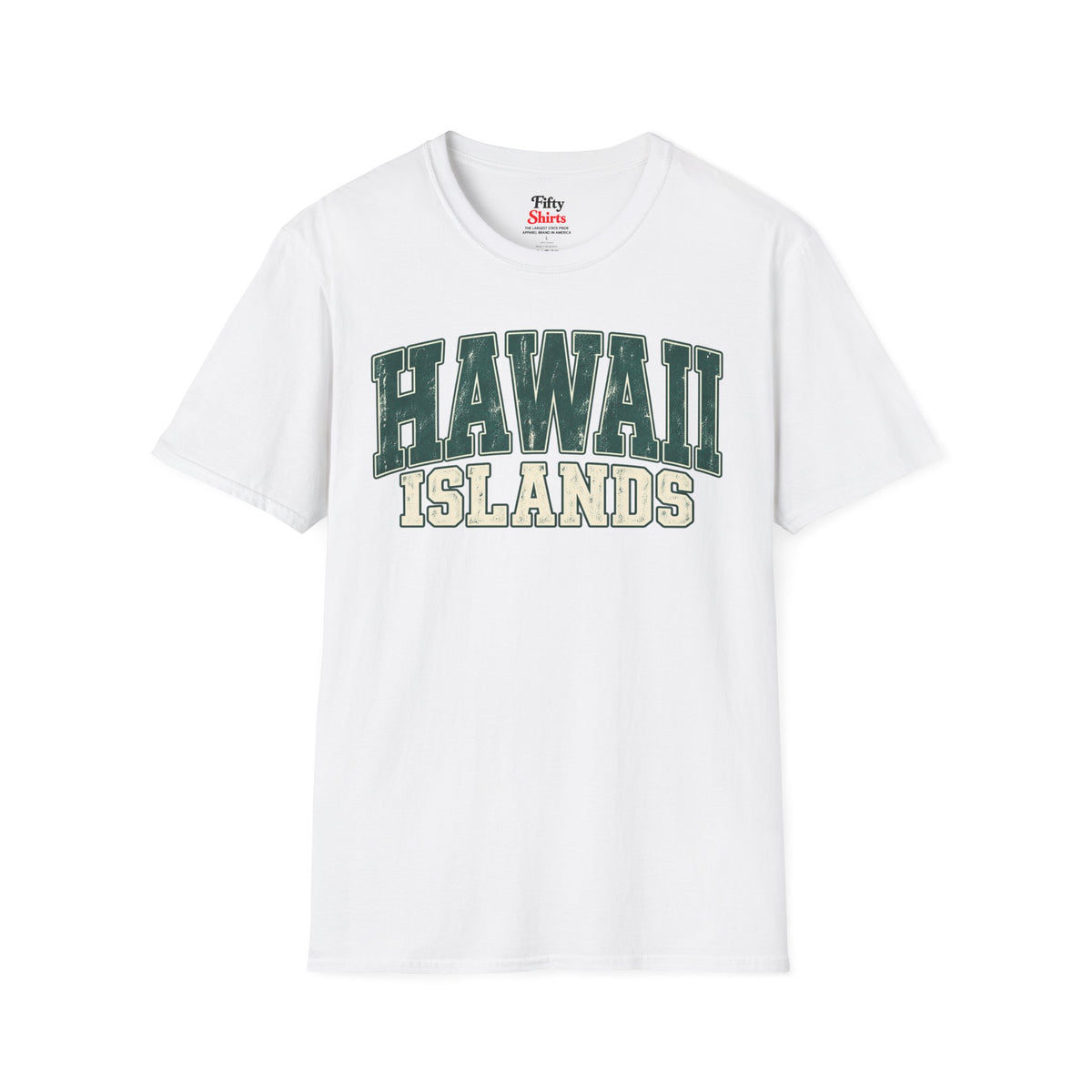 Hawaii Islands Unisex Softstyle T Shirt State Name Graphic Tee