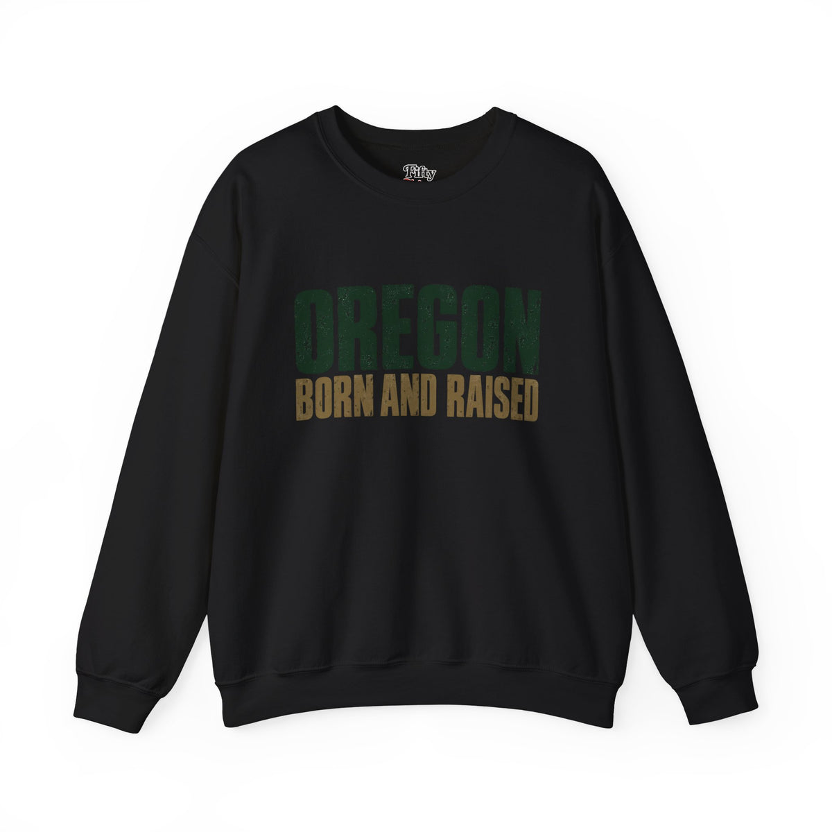 Oregon Born and Raised Minimal PNW Heritage Unisex Sweatshirt Graphic