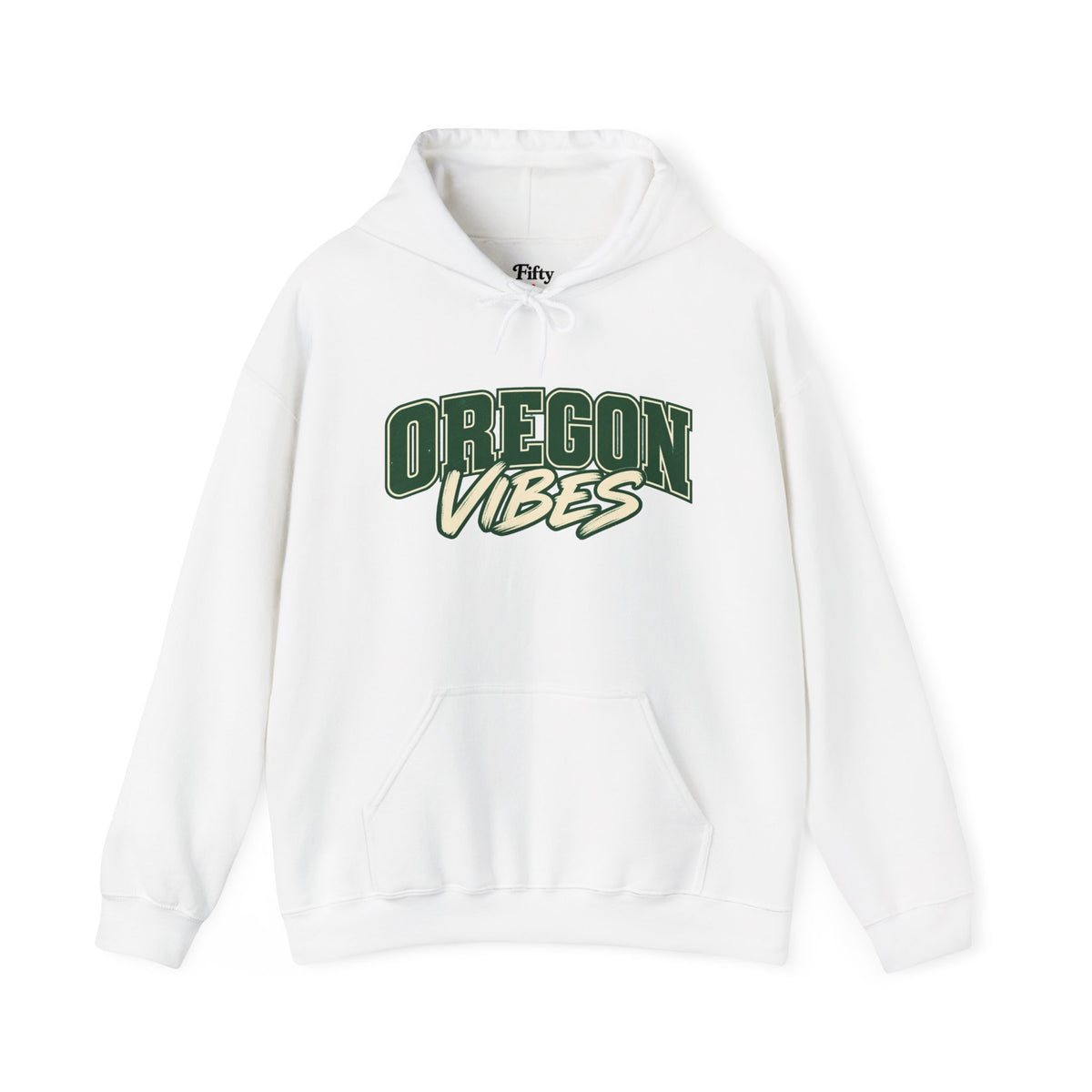 Oregon Vibes Unisex Hoodie State Name Graphic
