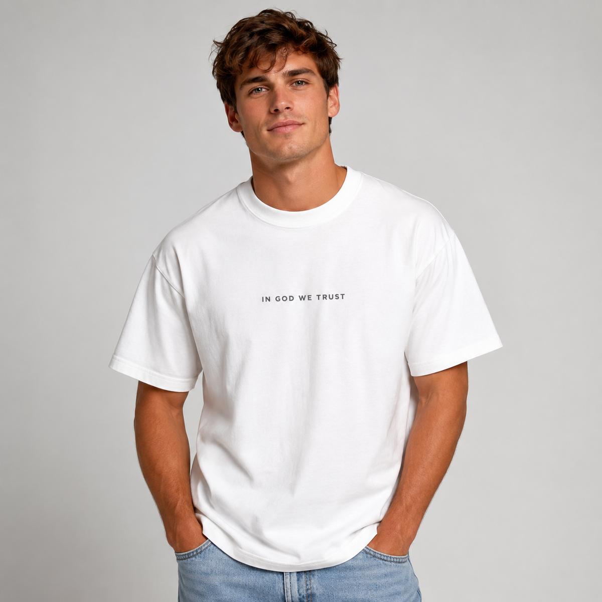 Kansas All State In God We Trust Unisex Max Heavyweight Short Sleeve