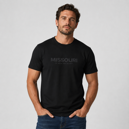 Missouri All State In God We Trust Front Design Unisex Everyday Tee