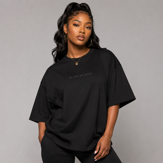 Alabama All State In God We Trust Unisex Casual Oversized Boxy Tee