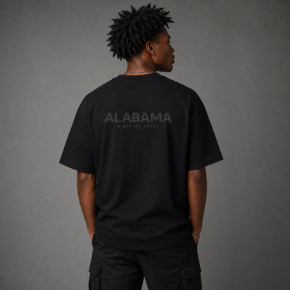 Alabama All State In God We Trust Unisex Casual Oversized Boxy Tee
