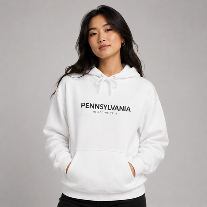 Pennsylvania All State In God We Trust Unisex Hooded Sweatshirt