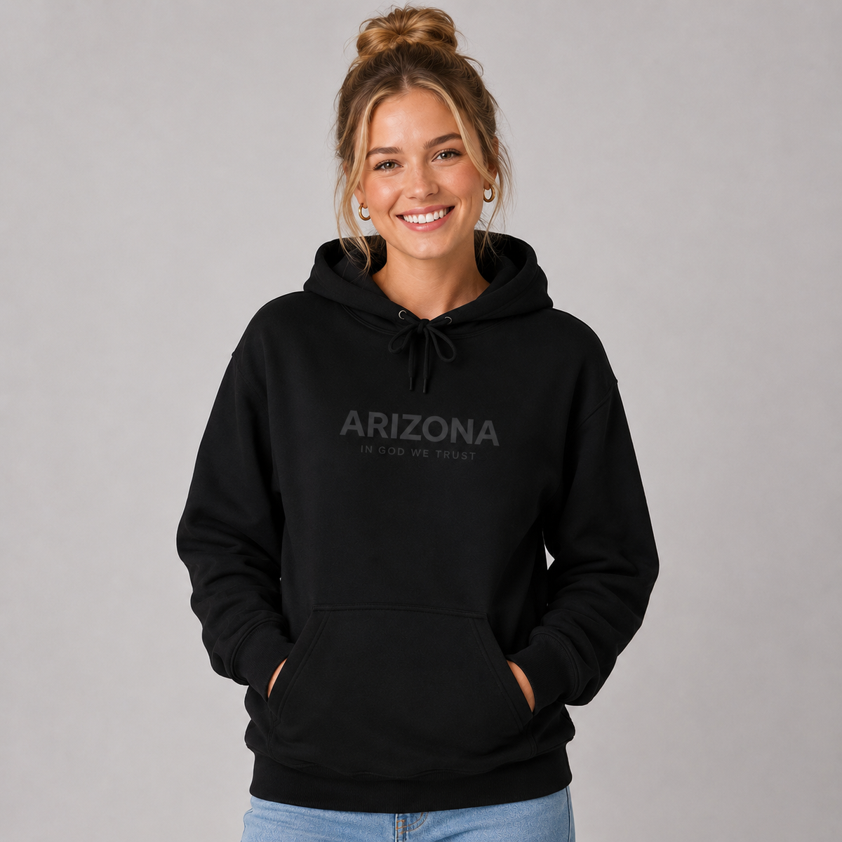 Arizona All State In God We Trust Unisex Hooded Sweatshirt