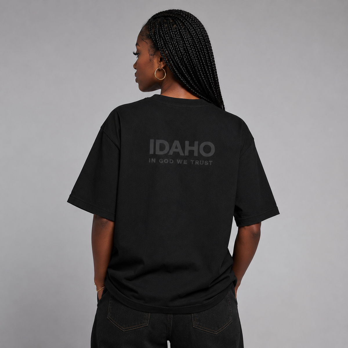 Idaho All State In God We Trust Unisex Max Heavyweight Short Sleeve