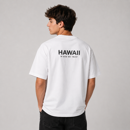Hawaii All State In God We Trust Unisex Max Heavyweight Short Sleeve