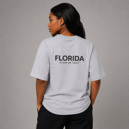 Florida All State In God We Trust Unisex Max Heavyweight Short Sleeve